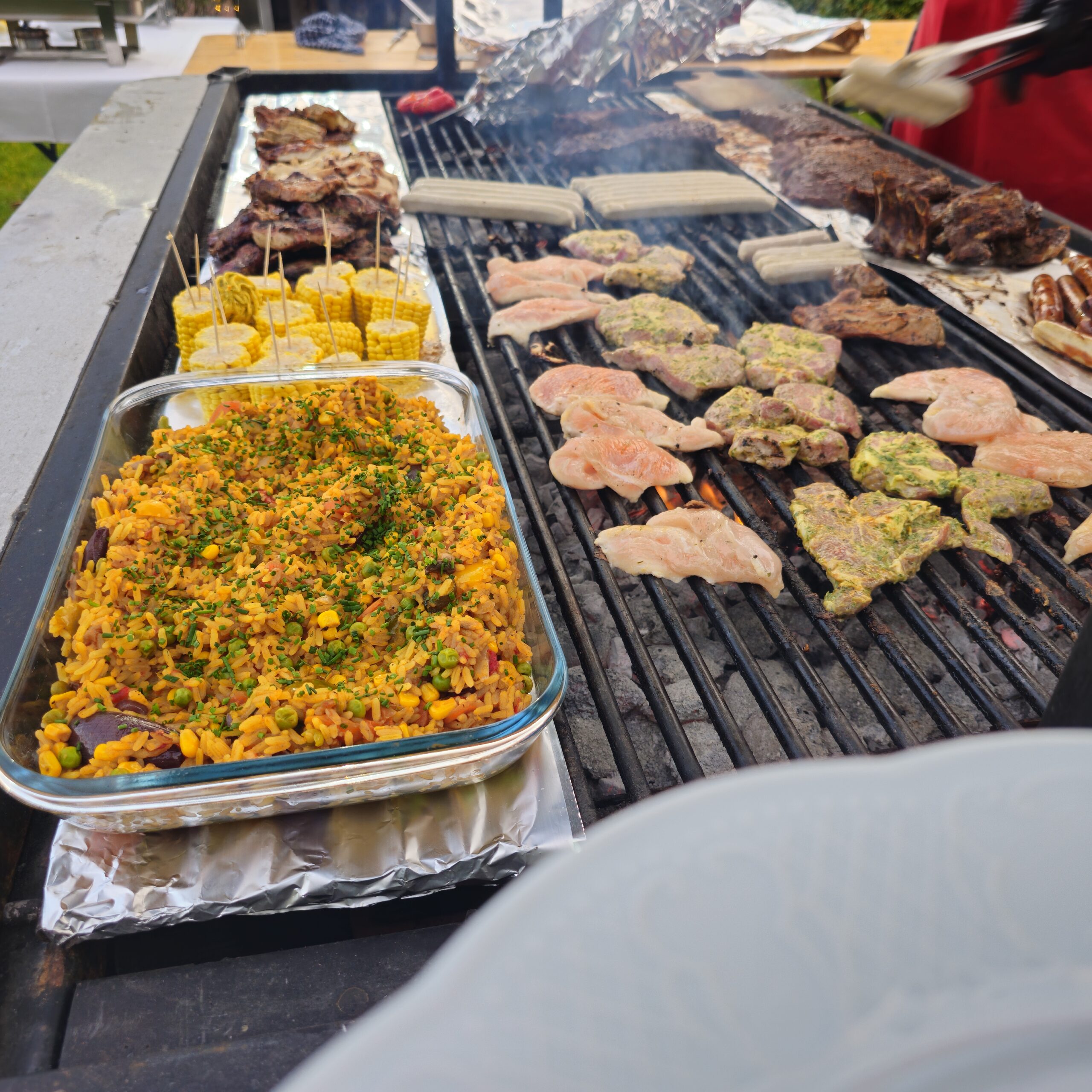 Grillbüfett im Landgasthof Hengstforder Mühle